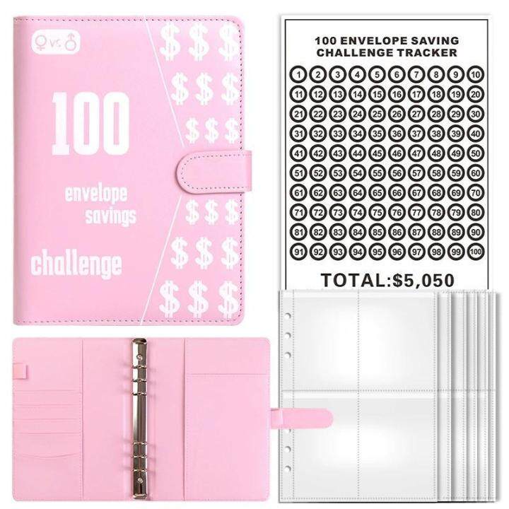 100 Day Challenge to Save Money Saving Notebook 100 Envelope Challenge ...