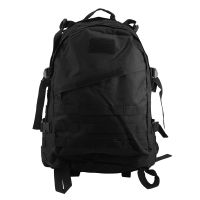 Outdoor 40L 600D Waterproof Oxford Cloth Military Rucksack Backpack Bag ACU Camouflage Sports Travelling Hiking Bag Black