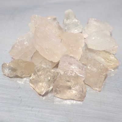 พลอยก้อน มอร์แกไนท์ ดิบ ธรรมชาติ แท้ ( Unheated Natural Morganite ) หนักรวม 50 กะรัต
