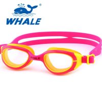 Whale Waterproof Children swim Goggles Anti-fog UV Protection Silicone Frame Swim Goggles Child kids Pool Swimming Glasses