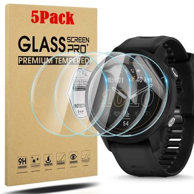 For Garmin Fenix 7 7x 7s 6 6S 6X 5 5S Screen Protector Anti-Scrath Tempered Glass Film on For Forerunner 235 945 735XT Enduro 2 Nails  Screws Fastener