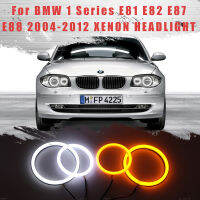 LED SMD ผ้าฝ้ายแสง Switchback แองเจิลตารัศมีแหวน DRL ชุดสำหรับ BMW 1 Series E81 E82 E87 E88 2004-2012ซีนอน HEA dlight