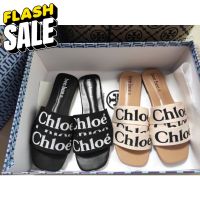 พร้อมส่ง รองเท้าChloe แตะลำลองโคลเอ้ ทรงสวม ส้นแบน #รองเท้าแตะใส่สบาย #รองเท้าแตะ  #รองเท้าแตะเกาหลี  #รองเท้าแฟชันผช