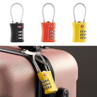 Colorful TSA Lock For Luggage Bag Accessories With Lock Travel Luggage Lock Contrast Color Design Padlock TSA Customs Code Lock