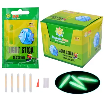 Fishing Glow Sticks for Fishing Pole Fishing Rod Tip Light Fluorescent  Light Sticks for Night Fishing Accessories SS/S/M/L/XL