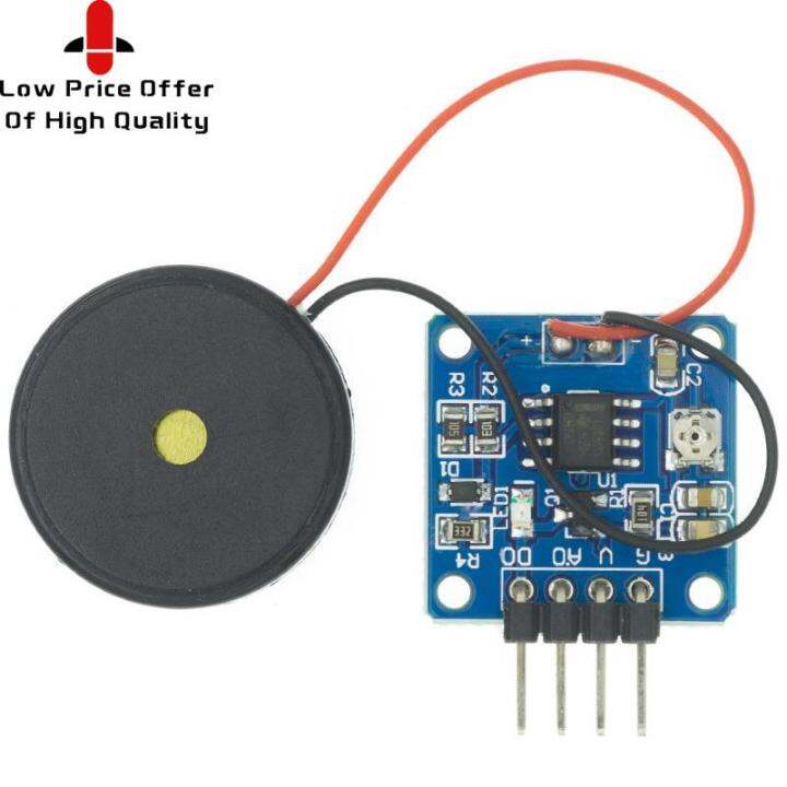 Piezoelectric Shock Tap Sensor Vibration Switch Module Piezoelectric ...