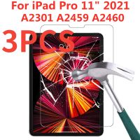 [HOT DOLXIOWEOH 539] 3ชิ้น9H ความแข็งกระจกนิรภัยสำหรับ iPad Pro 11นิ้ว2021ป้องกันหน้าจอ A2301 A2459 A2460หลักฐานการระเบิด HD ฟิล์มป้องกัน