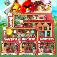 Angry Bird Building Blocks ของเล่น Red Blues Chuck Matilda Minion Pigs Action Figures Blocks เกมยิงวันเกิดของขวัญ