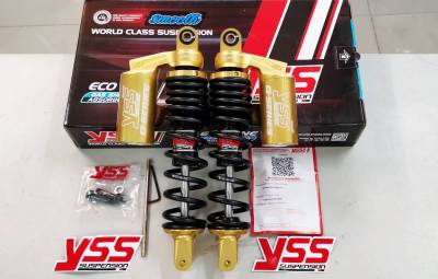 โช้ค YSS Yamaha Nmax 155 ปี 2020 G-Series Gold Edition 310 mm สปริงดำ