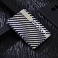 1 Piece Aluminum New Carbon Fiber Wallet Cash Card Holder Business Wallet Credit Card Protector Case Pocket Purse Fireproof