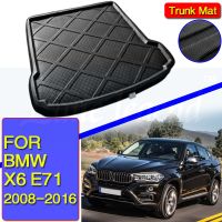 For BMW X6 E71 2008 - 2016 Tailored Boot Liner Cargo Tray Rear Trunk Floor Mat Carpet Luggage Tray 2009 2010 2011 2012 2013 2014