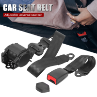 Universal Car Seat Belt เข็มขัดนิรภัยแบบปรับได้3จุดเข็มขัดนิรภัยสำหรับรถยนต์นั่งส่วนบุคคลยานพาหนะทางวิศวกรรม