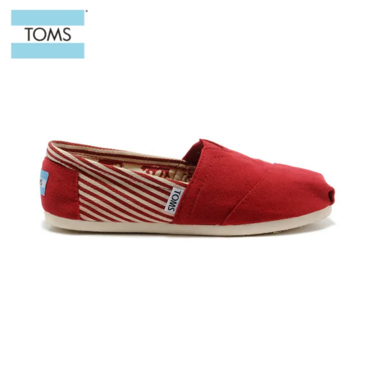 toms womens shoes red