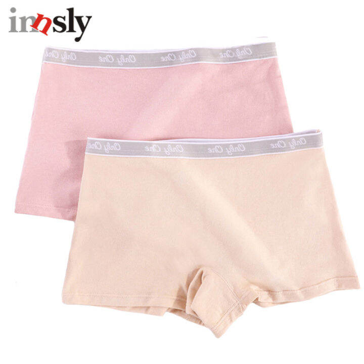 Innsly Cotton Women Boyshorts Boxer Big Size Female Safety Short Panties Lazada.co.th