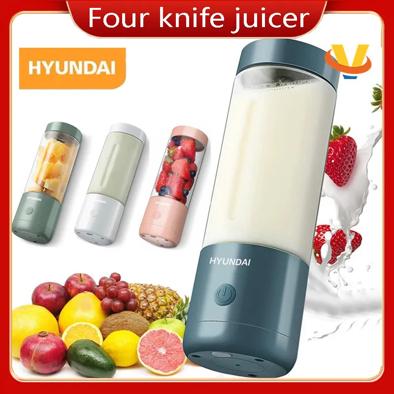 6 Blades Portable Juicer Cup Juicer Fruit Juice Cup Automatic 400ml  Electric Juicer Smoothie Blender Household Ice Crush Cup - Portable Juice  Cup - AliExpress