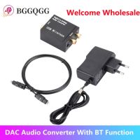 [HOT TALQQQWWEGE 583] DAC Digital To Analog Audio Converter Bluetooth 4.0ไฟเบอร์ออปติก Toslink Coaxial สัญญาณ RCA R/l Audio Decoder DAC Amplifier