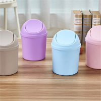 ญี่ปุ่น Creative Mini Storage Bucket ถังขยะในครัวสามารถแกว่งได้สำหรับ Home Office ถังขยะตั้งโต๊ะถังขยะขนาดเล็กอุปกรณ์สำนักงาน-TIOH MALL