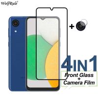 Full Cover Tempered Glass For Samsung Galaxy A03 Core A14 A04e A04S A04 A03S A02S Screen Protector Camera Lens Film A03 Core A14