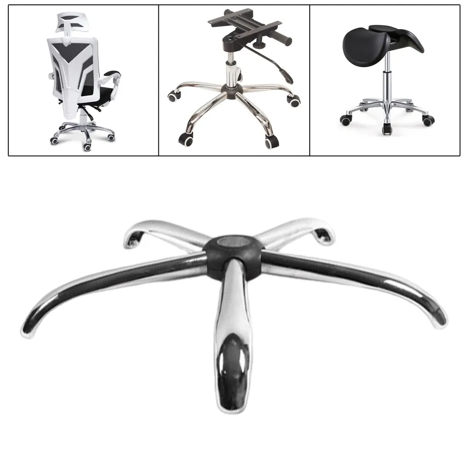 Heavy Duty Desk Chair Base Metal Leg Universal Replaceable Iron