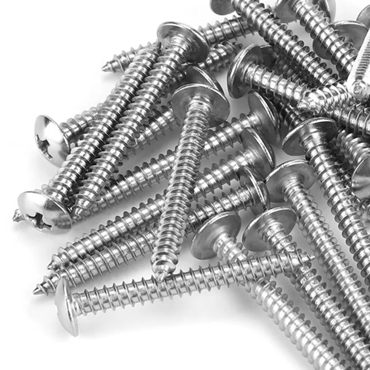 200pcs-m4-stainless-steel-cross-self-tapping-screws-combination-set-truss-head-screws-self-drilling-screw-wood-work-size-8mm-35mm