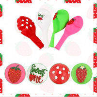 Strawberry ThemeSummer Sweet Party Baby Birthday Party LatexBalloon Set Decoration Props