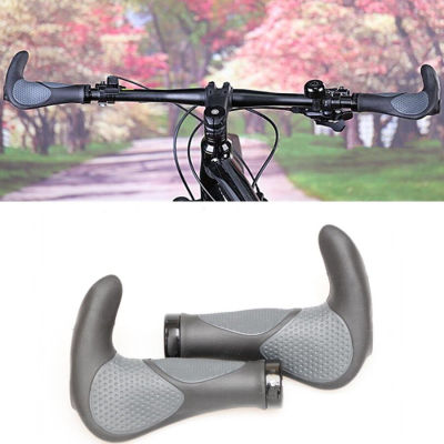 Bicycle รุ่นใหม่ ปลอกแฮนด์จักรยาน ปลอกแฮนด์จักรยาน พร้อมบาร์เอน Ergonomic ฝาครอบที่จับ ปลอกแฮนด์จักรยานแต่ง 2 ชิ้นเหมาะกับการทำงานจักรยาน