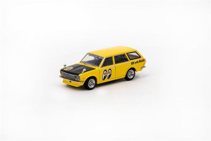 jiozpdn055186-tarmac-works-x-mijo-diecast-car-datsun-bluebird-510-vag-o-mooneyes-1-64