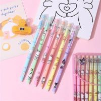 NECTRGLN เครื่องเขียนสเตชันเนอรี เครื่องใช้ในสำนักงาน 0.5มม. คุโรมิ เมโลดี้ Cinnamoroll ปากกาลบได้ ปากกาที่เป็นกลาง ปากกาสำหรับนักเรียน ปากกาเจล