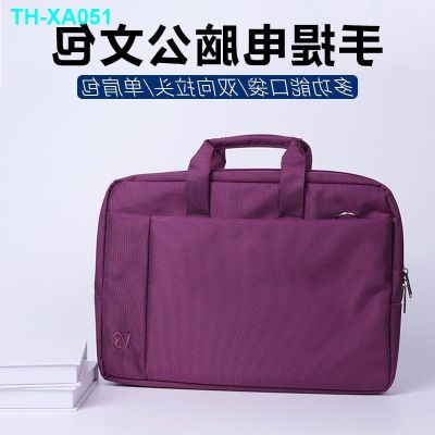 กระเป๋าแล็ปท็อปน้ำหนักเบาสำหรับธุรกิจนักเรียนหญิงกระเป๋าโน๊ตบุ๊คพกพา 14 นิ้วกระเป๋าเอกสารซับความจุขนาดใหญ่