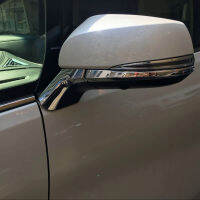 รถกระจกมองหลังตัดเลื่อมกระจกมองหลังตกแต่งแถบปกคลุมสำหรับโตโยต้า Alphard Vellfire 30 2016-2019