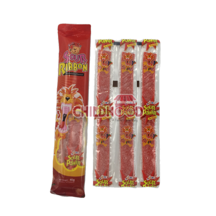 Sour Ribbon Assorted Flavour (strawberry Sour) 