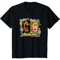 Cartoon network Scooby-Doo mens 100% cotton round neck short -sleeved T-shirt