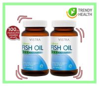 Vistra Salmon Fish Oil (100 Tablets) - วิสทร้า น้ำมันปลาแซลมอน 100 เม็ด x (2 ขวด)