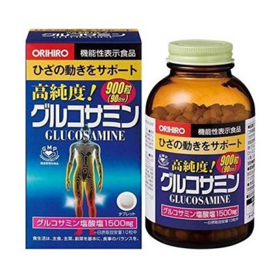 🇯🇵พร้อมส่ง🇯🇵  ORIHIRO Glucosamine 1500mg. (900 เม็ด 90 วัน)