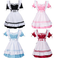 มหัศจรรย์อบอุ่น cos เสื้อผ้าแม่บ้านน่ารัก lolita ชุดเดรสชุดแม่บ้าน cosplay