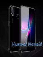 Case Huawei Nova3i เคสหัวเว่ย nova3i เคสนิ่ม TPU เคสใสขอบสี สินค้ามาใหม่ สีดำ สีแดง สีนำเงิน เคสสวยและบาง ขายดีมาก