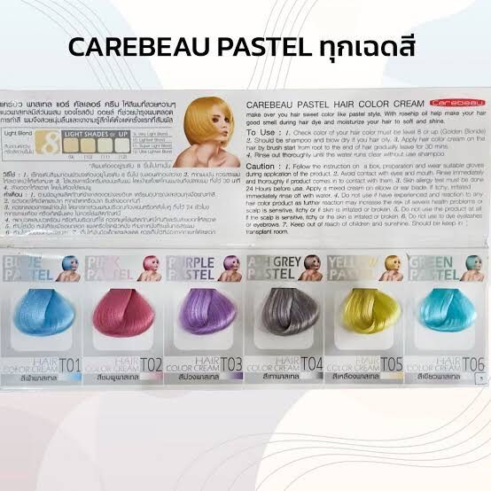 carebeau-pastel-hair-color-cream-t04-สีเทาพาสเทล-100-g
