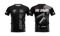 ใหม่ สุดยอดคอลเลคชั่น  เสื้อยืดผ้าพิมพ์ TEAM SIG SAUER เนื้อผ้าใส่สบาย แห้งเร็ว ไม่อมเหงื่อ