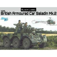 DRAGON 3554 1/35 British Armoured รถ Saladin ชุดแบบจำลองย่อขนาด Mk.2