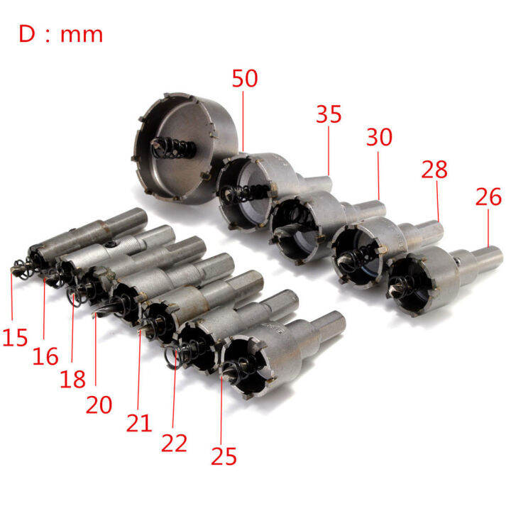 ชุดเห็นฟันเจาะรู12ชิ้น-set-mata-bor-15-50มม-สำหรับตัดไม้โลหะไม้