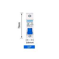 DZ47 1P 63A 400V House C Type Mini Circuit Breaker MCB 35mm Din Rail Mount Breaking Capacity 6KA Power Switch Protector