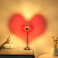 Ins Style Creative Lamp USB Plug-In Love Table Lamp Atmosphere Bedroom Personalized Floor Lamp Heart-Shaped Art Decoration