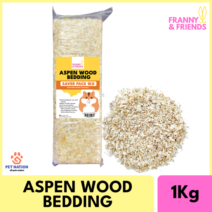Franny & Friends Aspen Wood Bedding Starter Pack 1.5L/200g Hamster