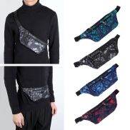 Tong unisex Túi đeo chéo dây kéo trường hợp phụ kiện ngoài trời Túi nhỏ