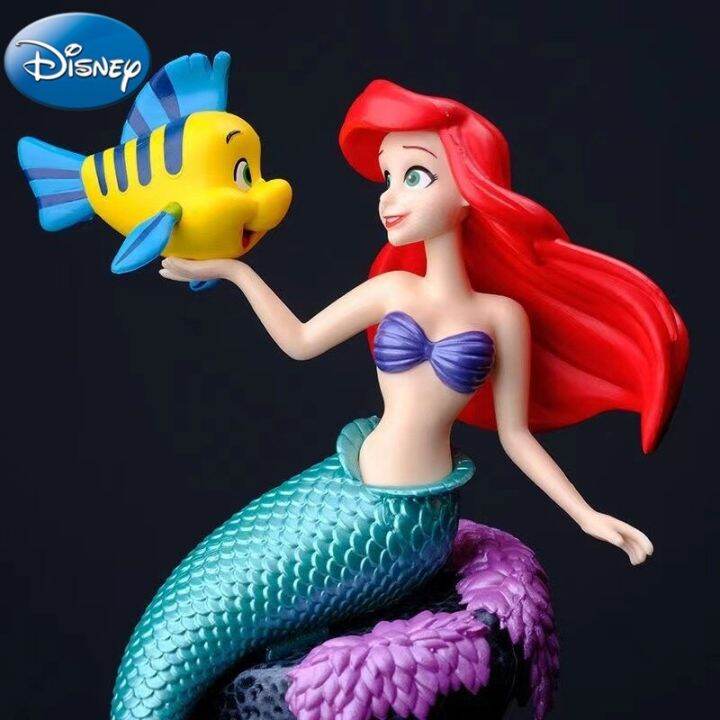 zzooi-disney-ariel-princess-action-figure-19cm-the-little-mermaid-ariel-figuras-anime-model-toys-dolls-disney-accessories-decor-gifts
