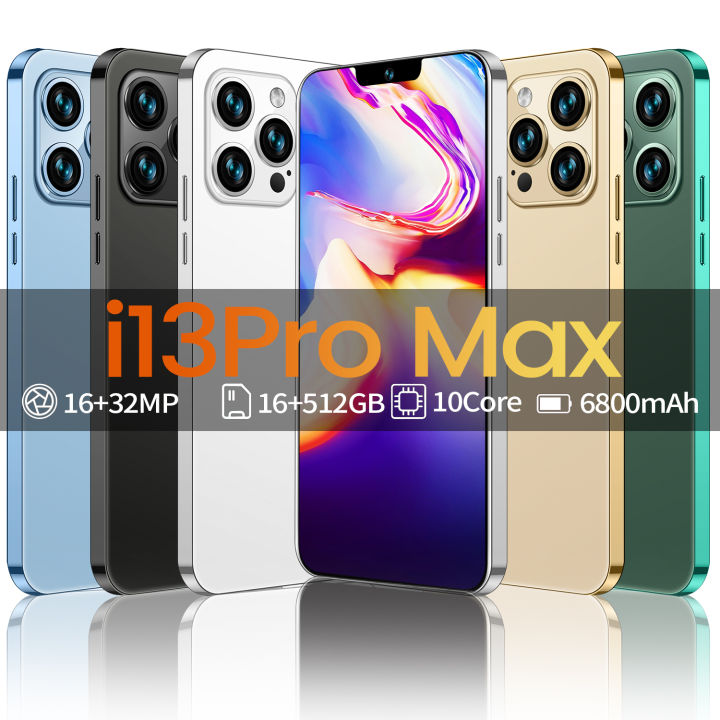 i14 Pro Max Smartphone 6.7 inch Full Screen 4G 5G Cell Phone 6800mAh Mobile  Phones Global Version