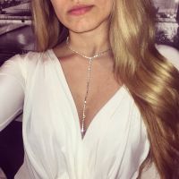 【DT】hot！ TREAZY New Trend Tassel Pendant Clavicle Chain Necklaces Fashion Rhinestone Tennis Choker Necklace female