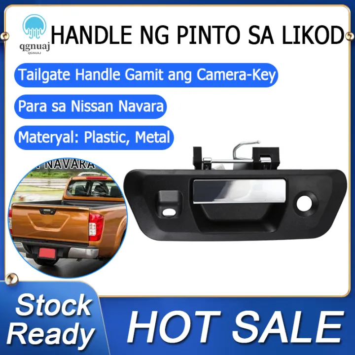 Car Rear Tailgate Handle Durable Rear Door Handle with Camera