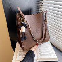 [COD] bag womens 2022 autumn and winter new light luxury simple one-shoulder Messenger large-capacity commuting soft leather