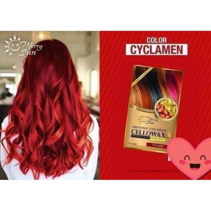 Cellowax (Cyclamen Red) Hair Color Lazada PH